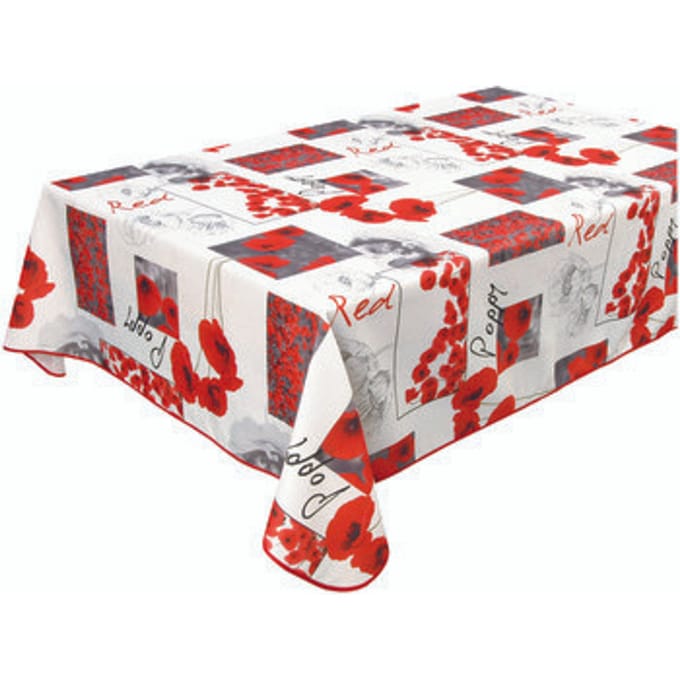Tafelkleed Habitable POPPY - BLANC - 140X250 CM