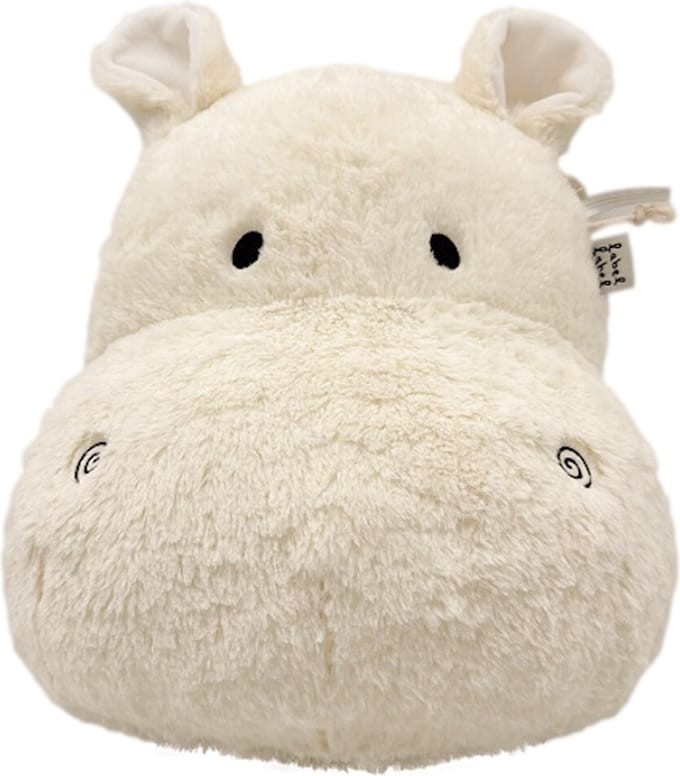 Label Label Hippo Harvey Ivory Muurdecoratie
