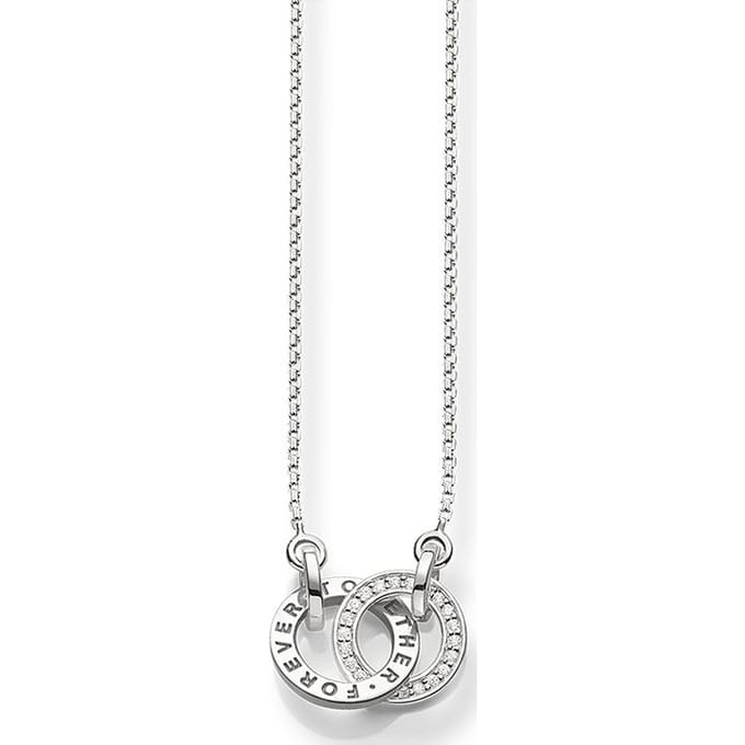 Thomas Sabo Dames Ketting Zilver - Zilverkleurig