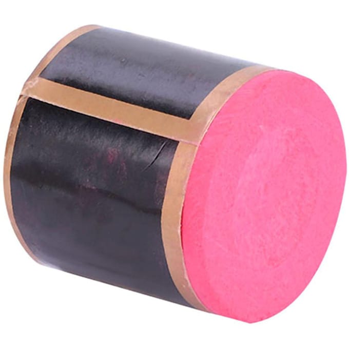 2 pièces Craie pour pointe de queue antidérapante Billard Pool Queue Craie grasse Accessoire pour Snooker Pool (rouge) rouge
