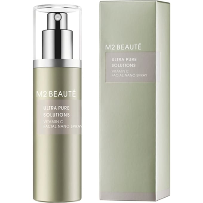 M2 BEAUTÉ Ultra Pure Solutions Vitamin C Facial Nano Spray Dagopvang Dames 75 ml