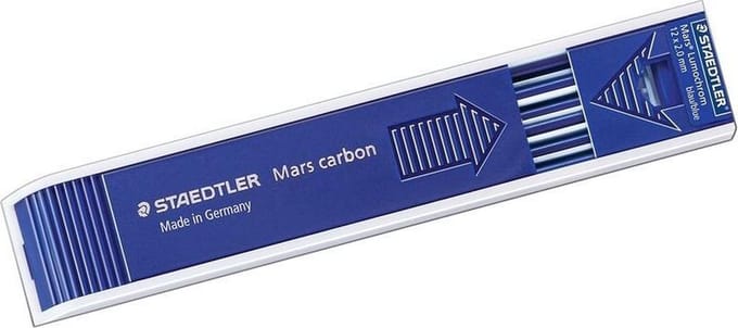 Staedtler Mars - Lumochrom - Vulpotloodvulling - 2 mm - 12 stuks