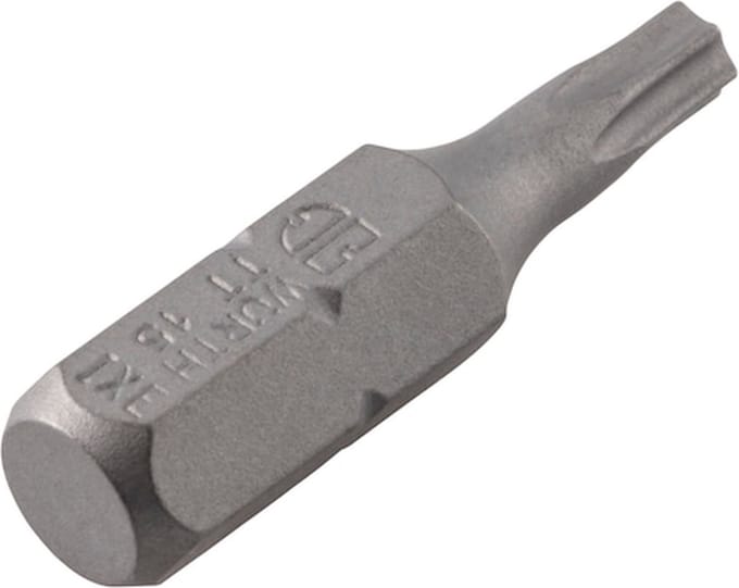 Wurth - Bit TX met boring C 6,3 (1/4) - TX-bit C 6.3 (1/4 inch) met gat x 5 st -