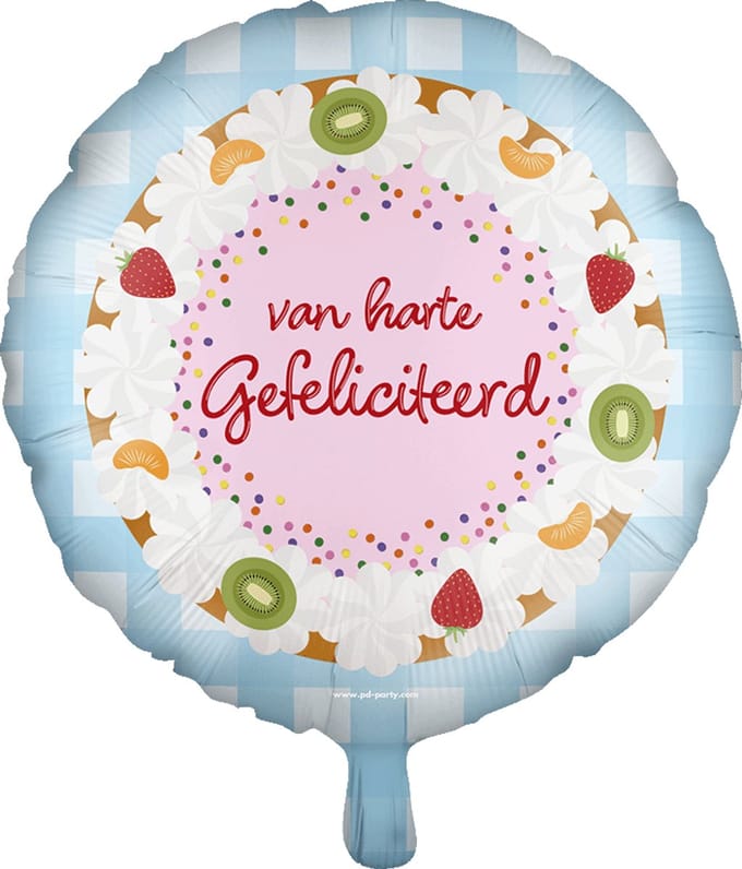 Foil balloon - Gefeliciteerd 2