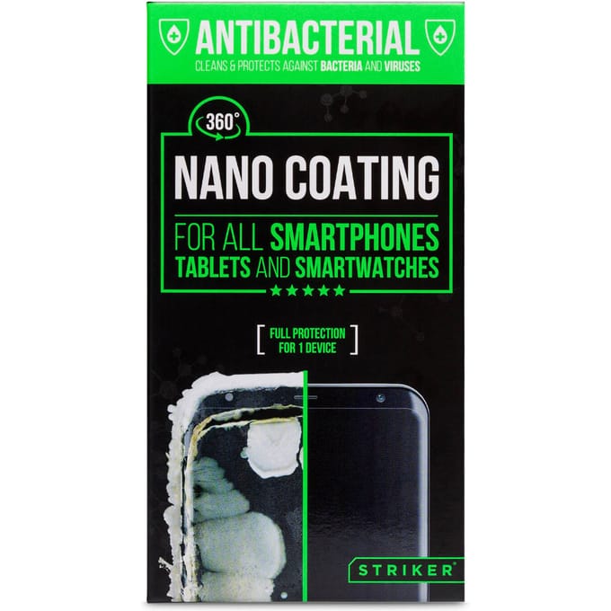 Striker Antibacteri?le Nano Coating voor o.a. Smartphone en Tablets