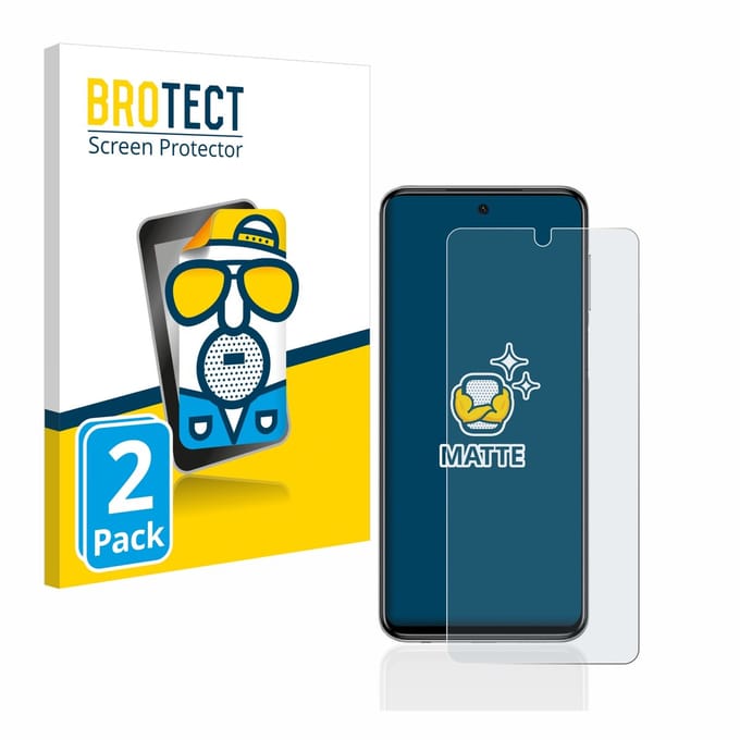 BROTECT - Screenprotector voor Xiaomi Redmi Note 9S / 9 Pro - Folie Beschermfolie matte 2 Stuks