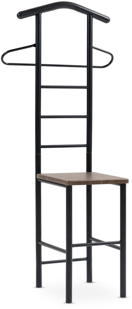 Kledingrek JIVO – Zwart/bruin