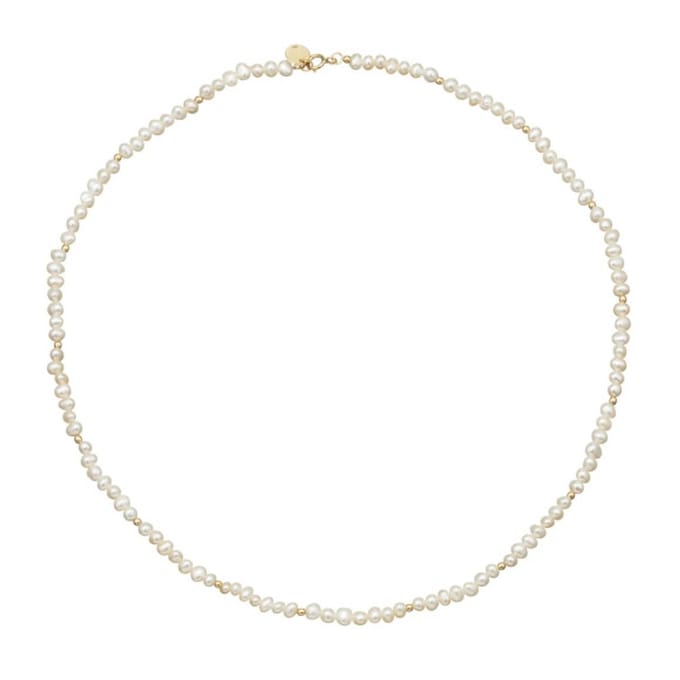 Jackie Pearl Potion Necklace 14 Karaat Goud 38