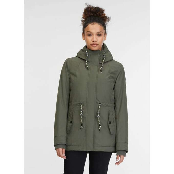 Ragwear Winterjas - S tot L - voor Vrouwen - donkergroen