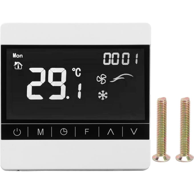 AC220V Vloerverwarming Thermostaat Programmeerbare Intelligente Verwarmings Temperatuurregelaar white