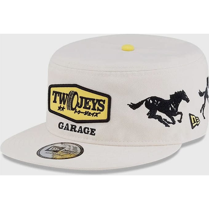 X NEW ERA TJ ALL OVER PILLBOX CAP
