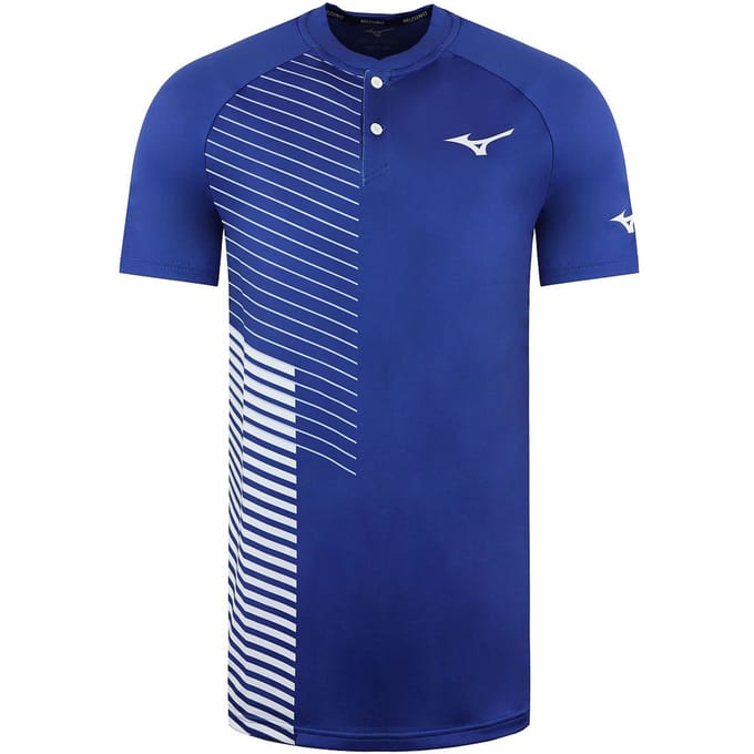 Mizuno Bedrukte Damestop Blauw