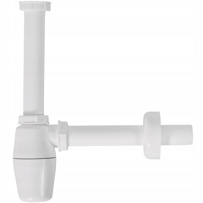 AQUI Basic - Wastafelsifon - PVC - Wit - Volledig Regelbaar
