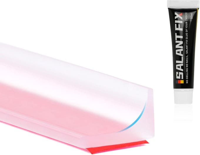 Zelfklevende Waterdichte Douche Strip, Rectangular Waterdichting, Douche Seal en Waterstop voor Badkamer