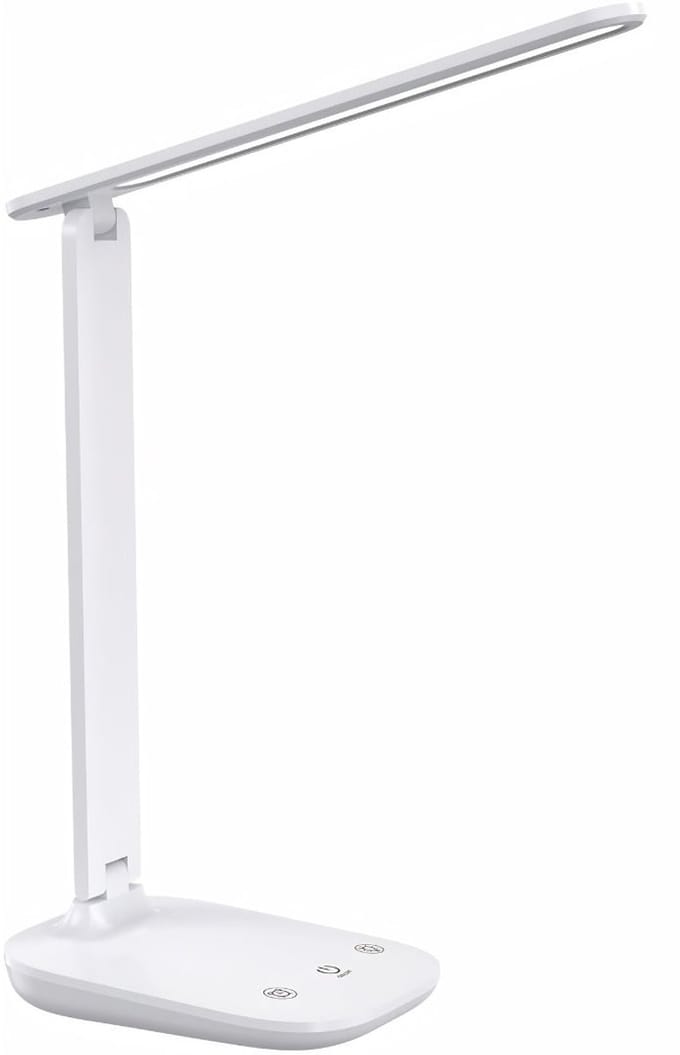 DnA® Bureaulamp LED - Burolamp - Bureaulamp Met Klem - Bureaulamp Kind - Bureaulamp LED Dimbaar - Wit - 13cm x 32cm x 8cm