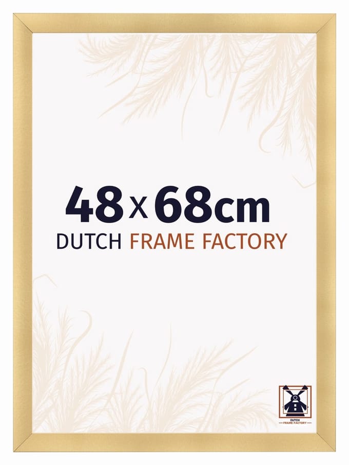 Fotolijst 48x68 cm - MDF - Goud Mat - Praag