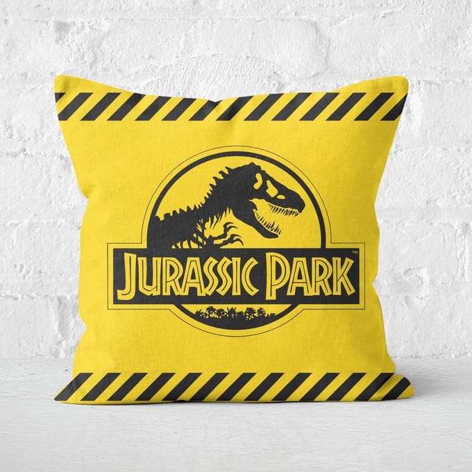 Jurassic Park Tape Square Cushion - 50x50cm - Soft Touch