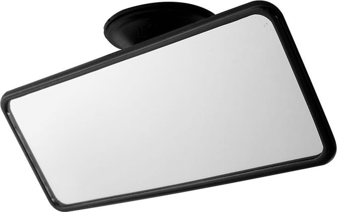 Carpoint Binnenspiegel Zuignap – Universeel – Verplaatsbaar – Compact – Extra Zicht & Veiligheid