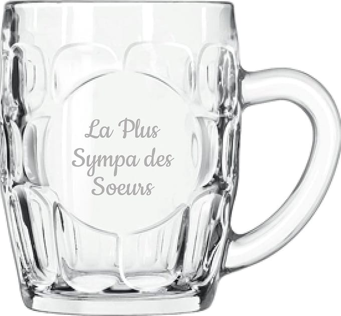 Bierpul gegraveerd - 55cl - La Plus Sympa des Soeurs