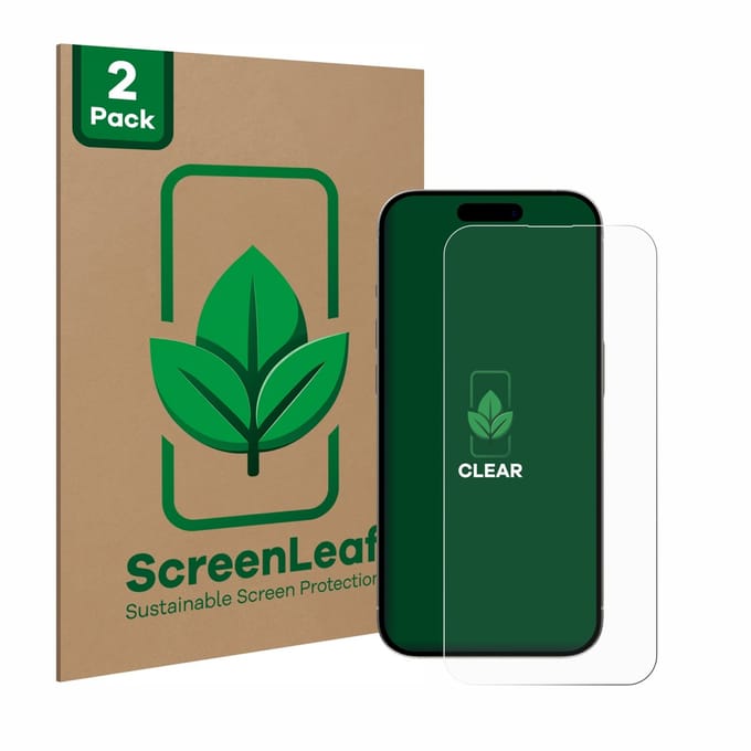 2 Stuks Screenprotector voor Apple iPhone 15 Pro Max - Hoogwaardige Beschermfolie transparant