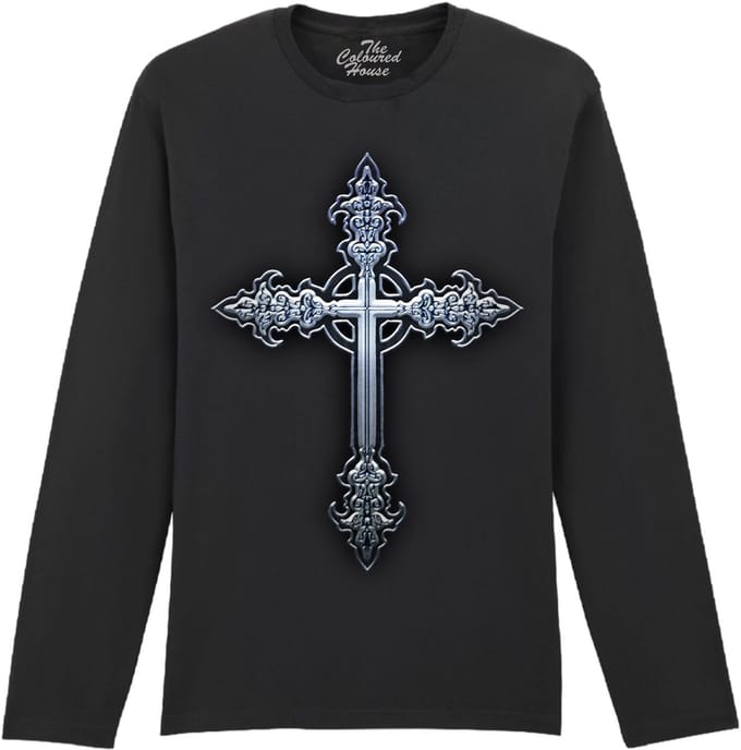 Celtic Cross The Coloured House Longsleeve T-shirt M