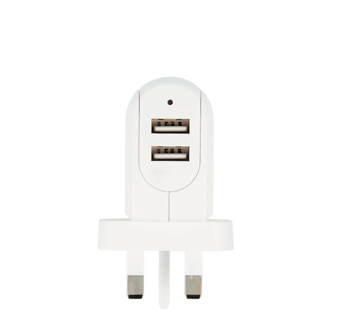 SKROSS Reisstekker UK 2x USB (Side Connection)