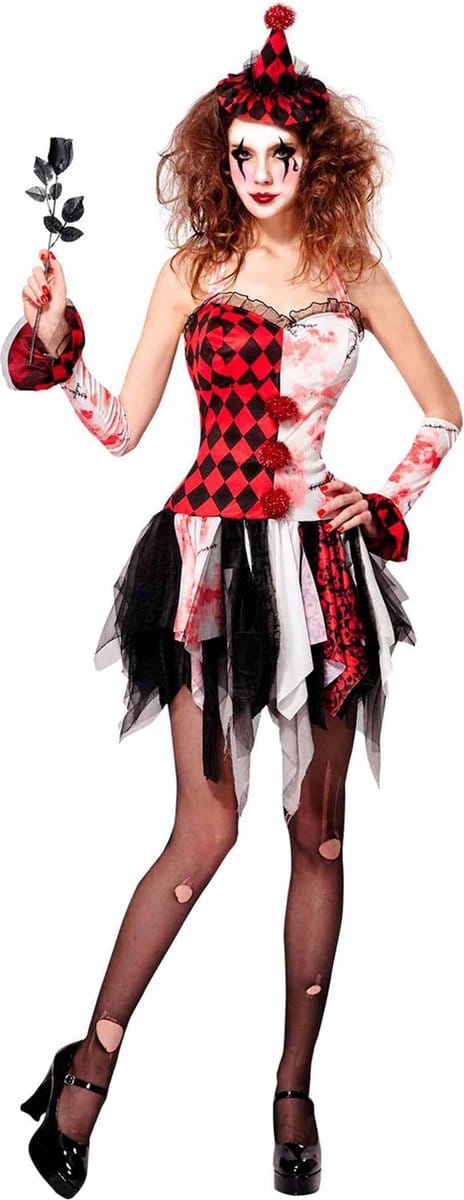 Harlekijn jurkje halloween