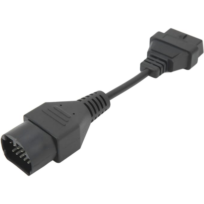 ODB2 Scanner Diagnostische Kabel 17-pins naar 16-pins Connector Adapter Vervanging voor Ford Ranger black