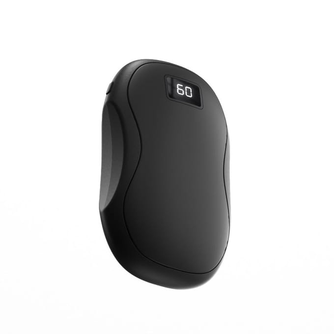 2 in 1 Draagbare Handwarmer Pocket Digitale Powerbank Winter Oplaadbare Handverwarmer met 3 wit
