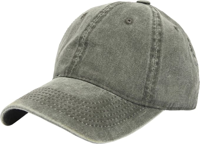 LGT JWLS Effen Baseball Cap met Faded Look - Groen