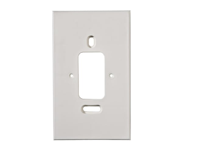 Martin Kaiser Rechthoekige Montageplaat Thermoplast Wit - 827T/ws [80 stuks]