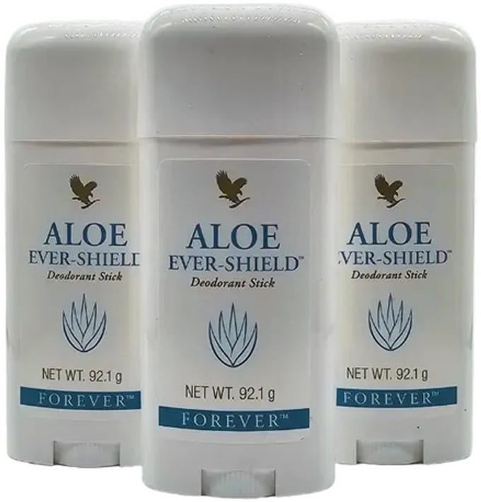 3x Aloe Vera Ever Shield Deodorant Stick - Forever Living FLP
