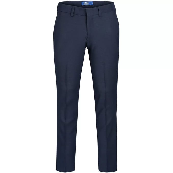 Regular fit pantalon met wol, model 'SOLARIS'
