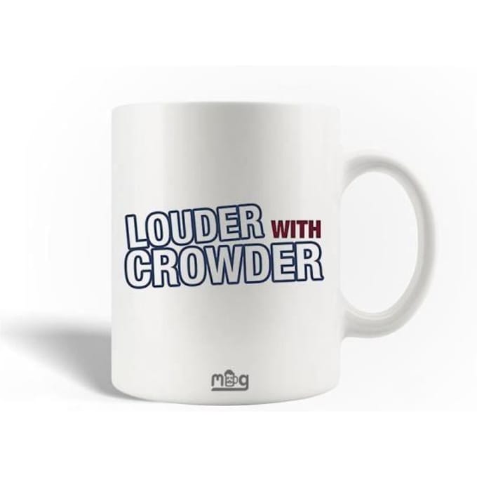 Mug en Céramique Louder with Crowder Bleu Rouge Transparent