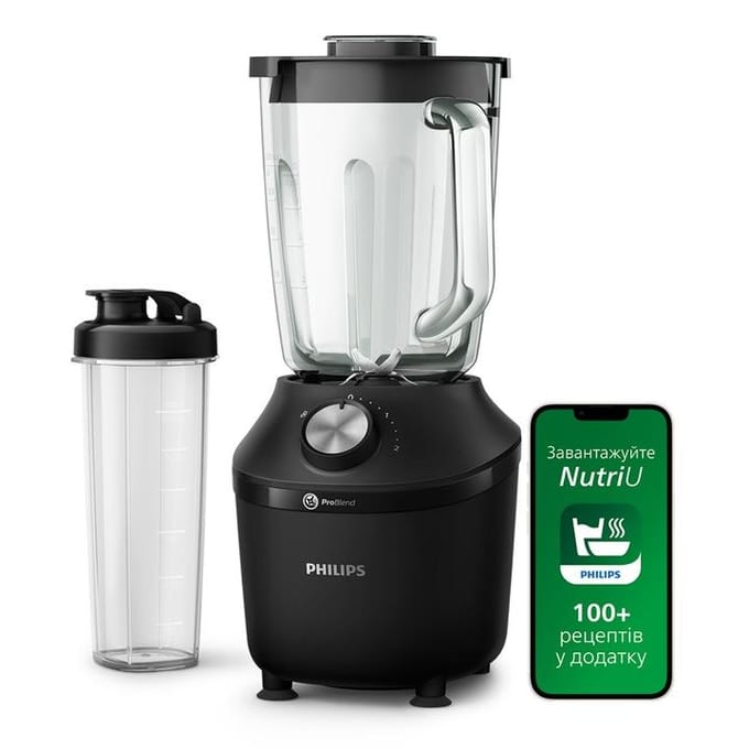 Philips HR2291/41 ProBlend Blender - 600W - Zwart
