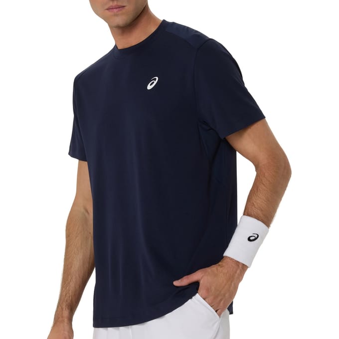 ASICS Court T-shirt Heren-Donkerblauw