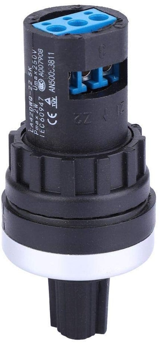 Allecto - Gouverneur Potmeter - 22 mm - Kwaliteitsproduct - 5K - Geschikt voor elektronica - Compact ontwerp