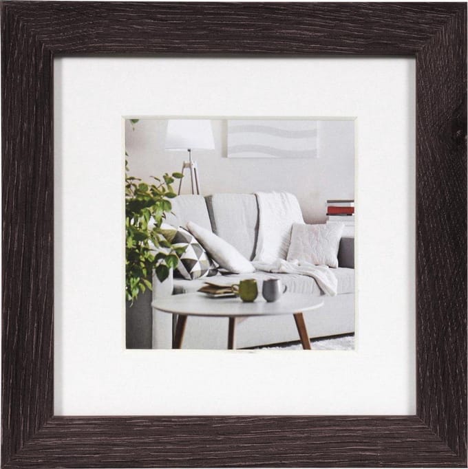 Fotolijst - Henzo - Modern - Fotomaat 15x15 cm - Donkerbruin