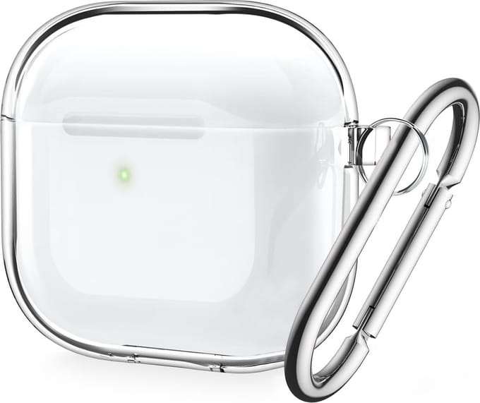 YONO Hoesje geschikt voor Airpods 4 - Case - Siliconen - Transparant