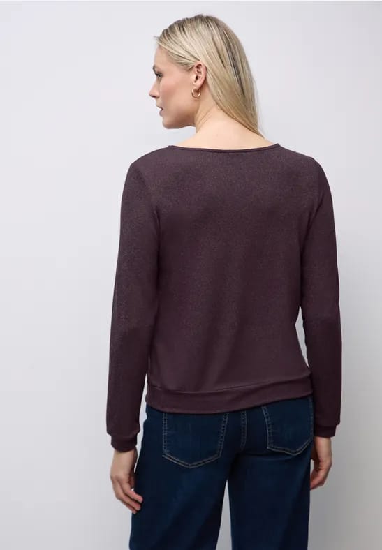Glitter gebreid shirt