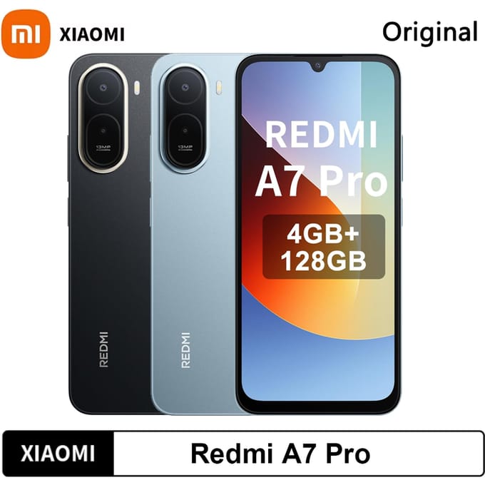 Xiaomi Redmi A7 Pro Global Version NFC Telefoon 6,9 Inch 120Hz Scherm HyperOS 3 Octa Core 6000mAh Batterij Mobiele Telefoon Blauw