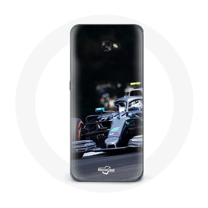 Coque - Formule 1 - Samsung Galaxy A8 2016 - Valtteri Bottas - Souple - Noir noir