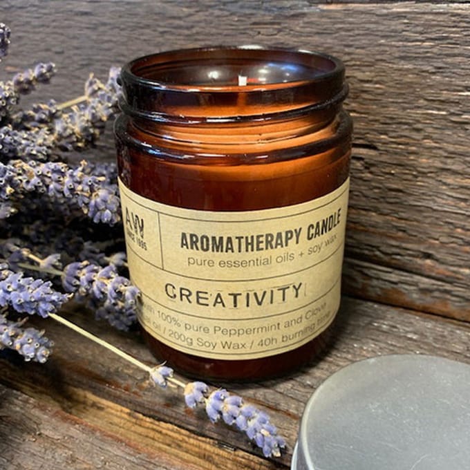 Aromatherapie Sojakaars 200g - Creativiteit