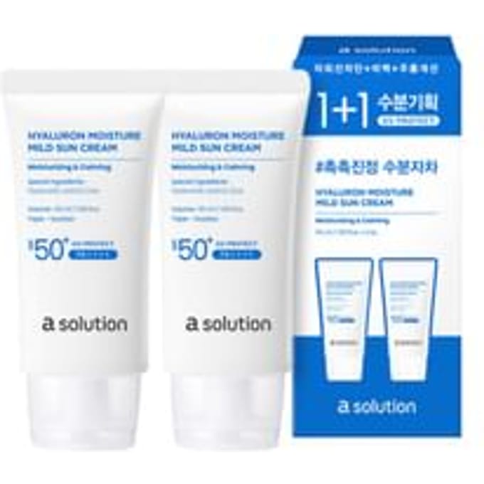 dot solution - a. solution Hyaluron Moisture Mild Sun Cream Set 2 pcs