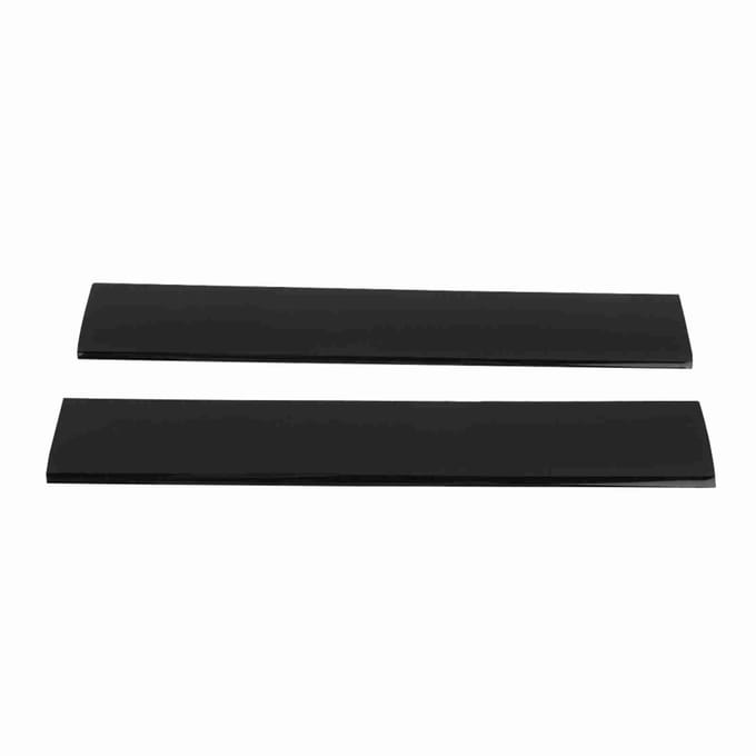 Zwarte vervangende linker- en rechterfrontplaathoes voor de PS3 Slim-console black