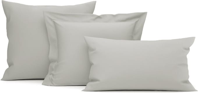 Heckettlane Cloud-Grey Kussensloop Elementi 60x70 cm, gemaakt van 100% Katoen-Satijn