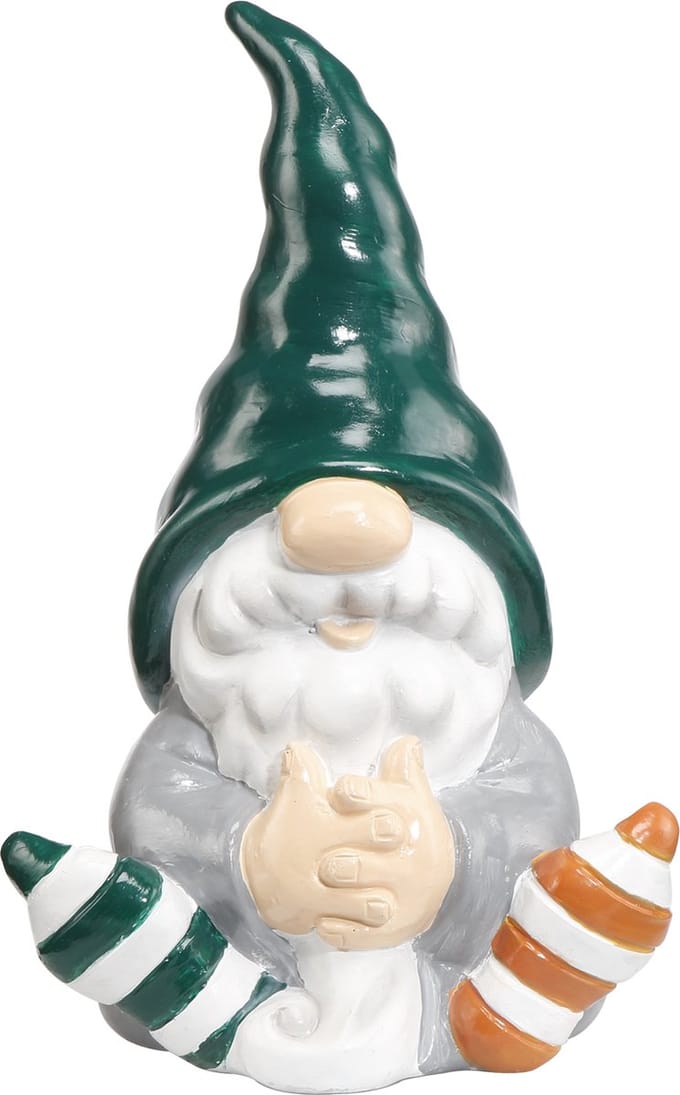 Goebel - Kerst | Decoratief beeld / figuur Kabouter Knut | Polyresin - 31cm