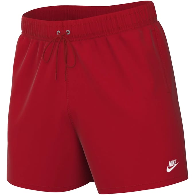 Nike club flow short in de kleur rood.