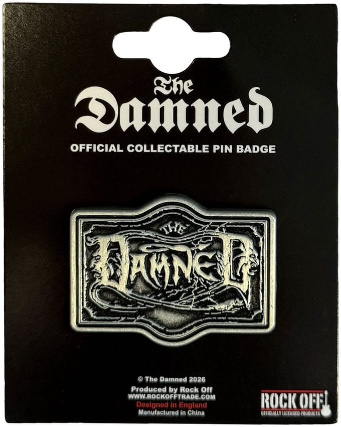 The Damned The Black Album Logo - Pin