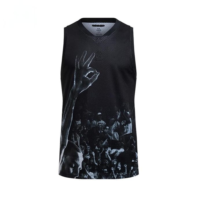 Under Armour Curry SS25 Tanktop Heren Zwart 6000783-001 M black